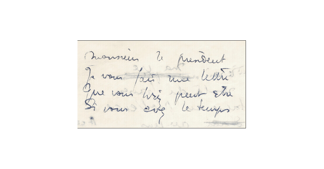 Lettre au Président de la République