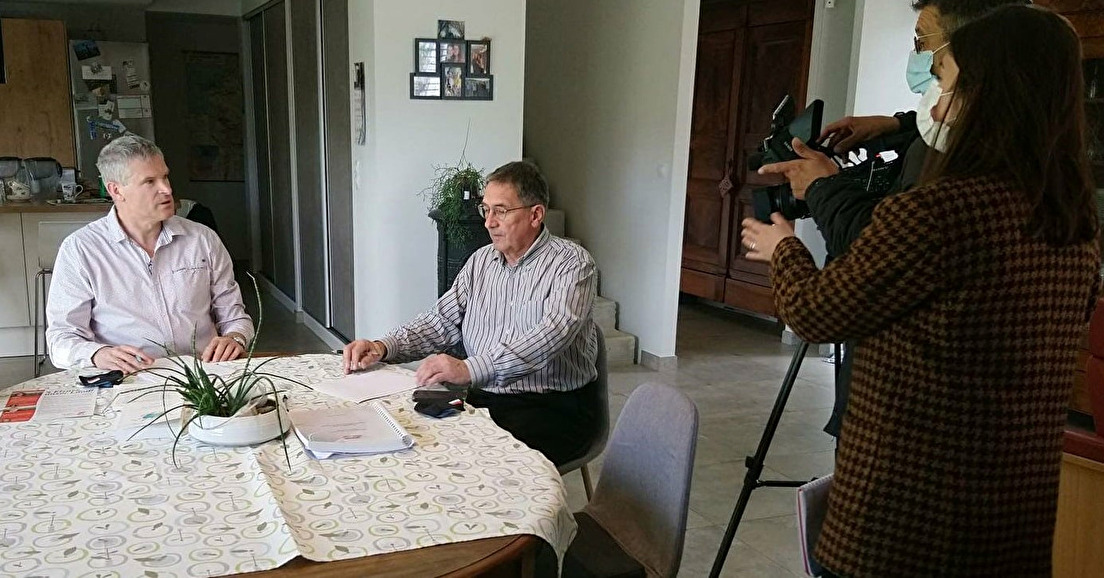 Interview de Martin Meyer, tête de liste aux régionales par la télévision