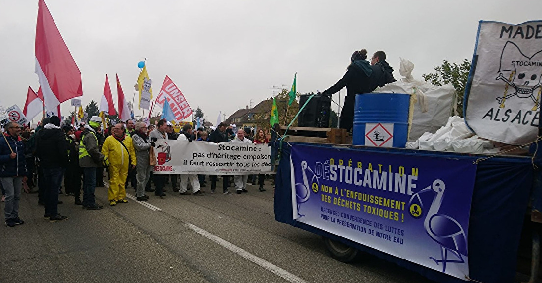 Enfouissement définitif à Stocamine Wittelsheim