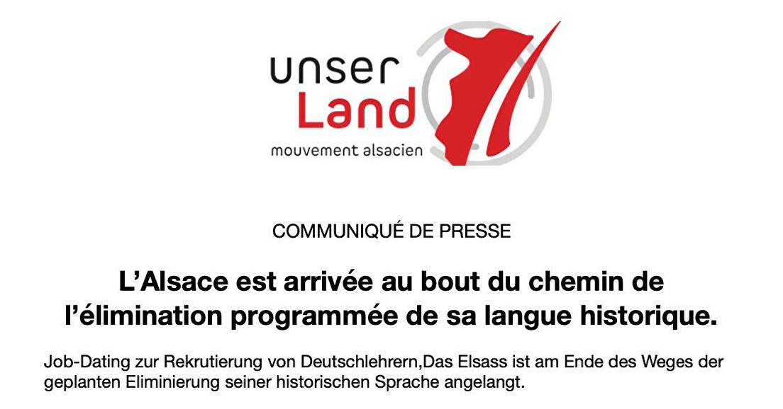 Au bout du chemin de l’élimination programmée de sa langue historique