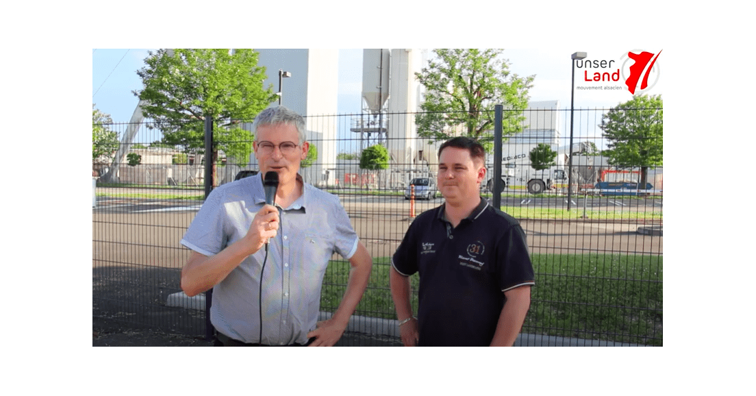 Martin Meyer, présent sur le site de Stocamine