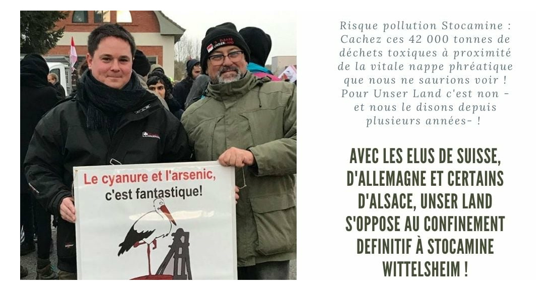 Risque de contamination de l’eau par #Stocamine Wittelsheim
