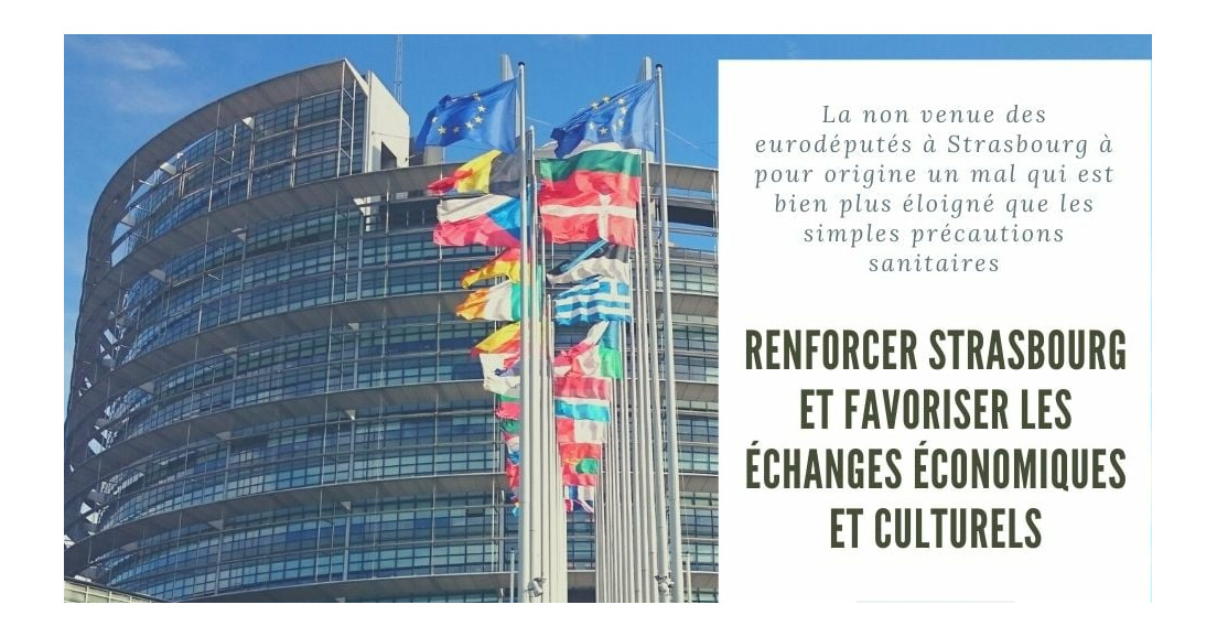 La prochaine session plénière à Strasbourg n'aura toujours pas lieu.