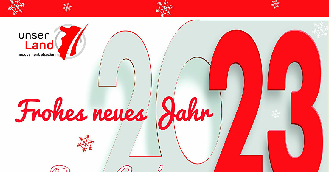 Unser Land wùnscht ejch e güedi Rutsch en's neje Johr