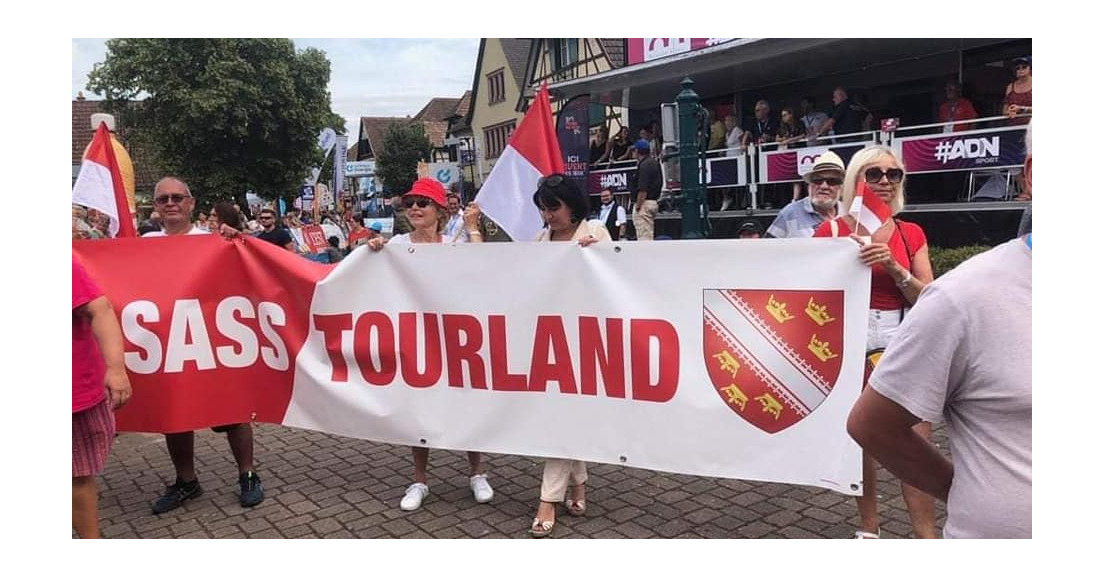 Unser Land les coureurs du tour d 'Alsace cycliste 2022.