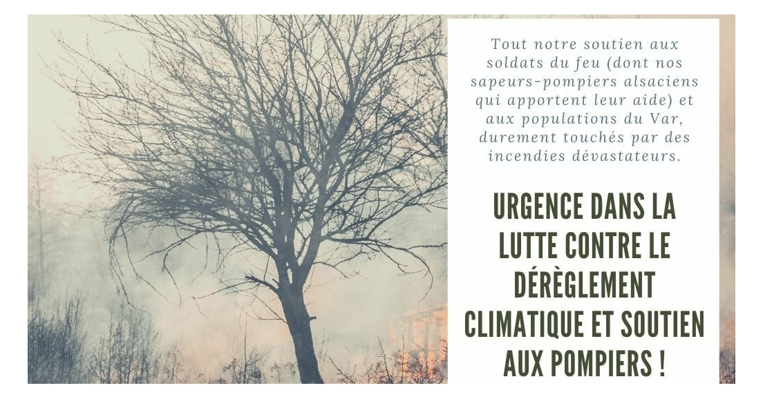 Soutien aux sapeurs-pompiers
