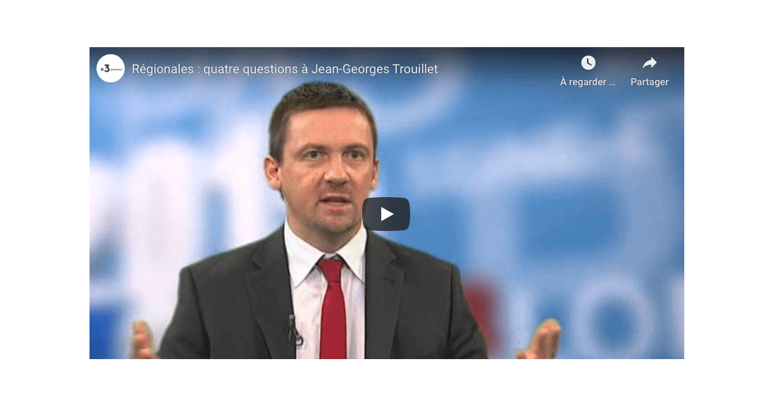 Régionales : quatre questions à Jean-Georges Trouillet