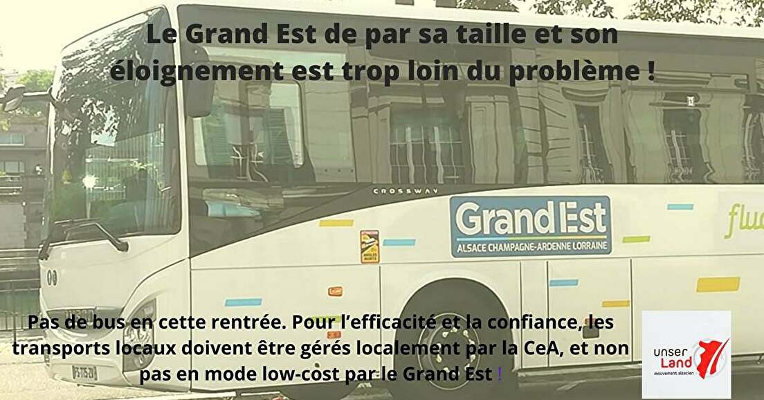 Les transports locaux doivent être gérés localement