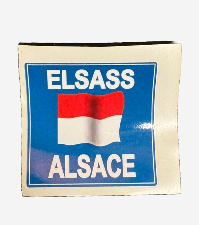 Autocollant immatriculation Elsass-Alsace