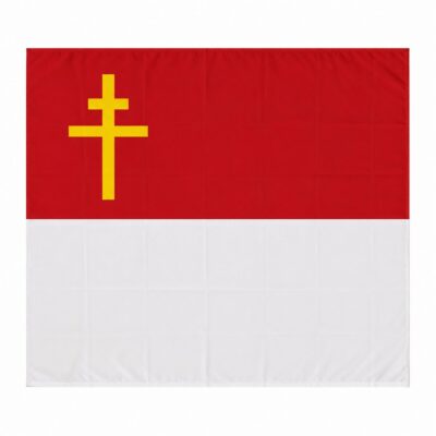 Drapeau mosellan rouge et blanc 150 × 90 cm